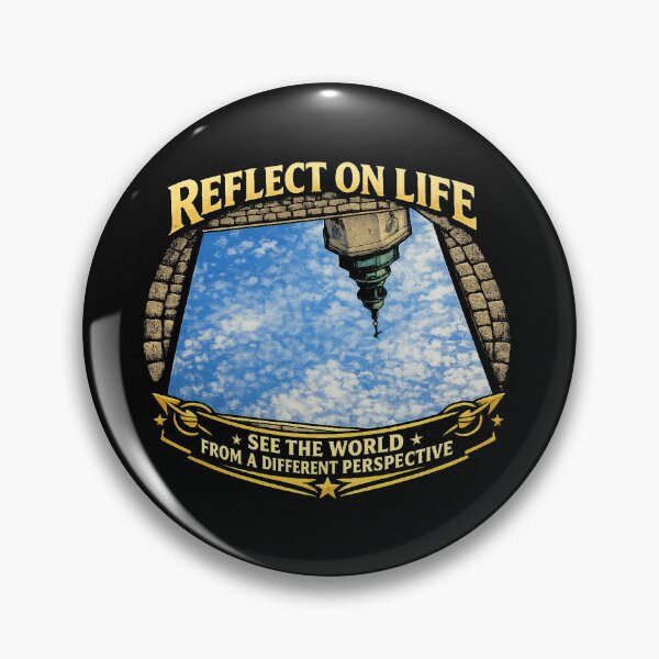 Item preview, Reflect On Life – Sky Mirror Perspective Vintage T-Shirt Design designed and sold by KielArt.