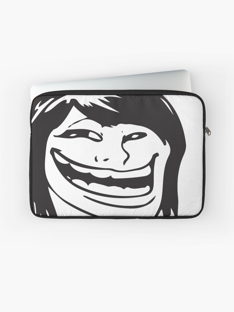 Troll Face Le Me Poker Face with stoic face and no smile not amused  internet memes reaction face HD HIGH QUALITY Laptop Sleeve for Sale by  iresist