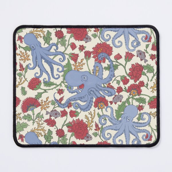 Item preview, Octopus Coral and Carnations Garden designed and sold by dmitterhofer.