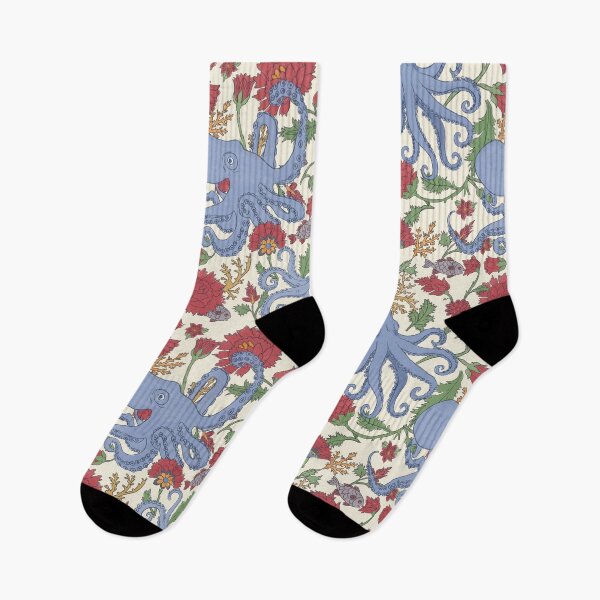 Item preview, Octopus Coral and Carnations Garden  designed and sold by dmitterhofer.