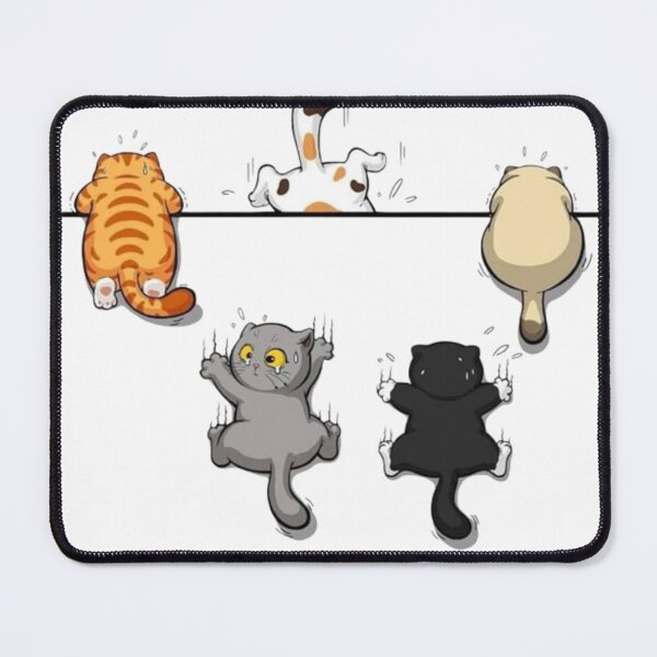 Item preview, Hanging In There Cats | Funny Climbing Kittens Illustration designed and sold by ZairDesign.
