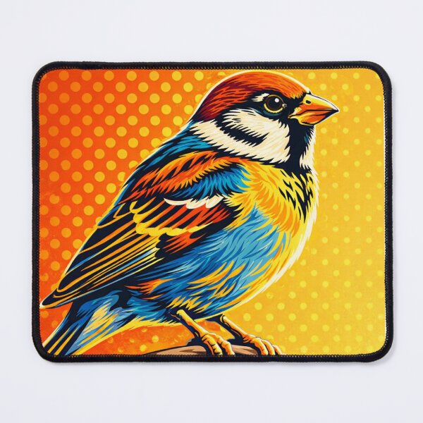 Item preview, Stylized Sparrow – Pop Art Bird Illustration designed and sold by Dogandesighn.