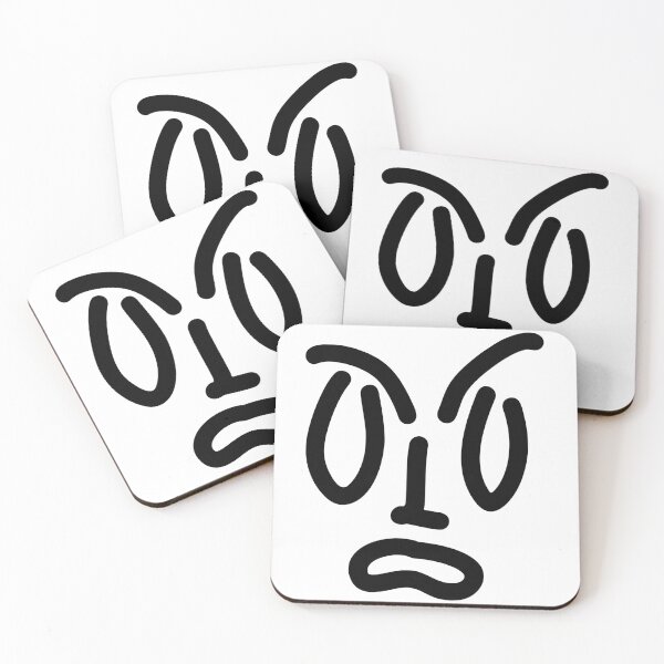 Item preview, Black Minimalist Doodle – Hidden Abstract Face Art designed and sold by felipemaldonadoart.