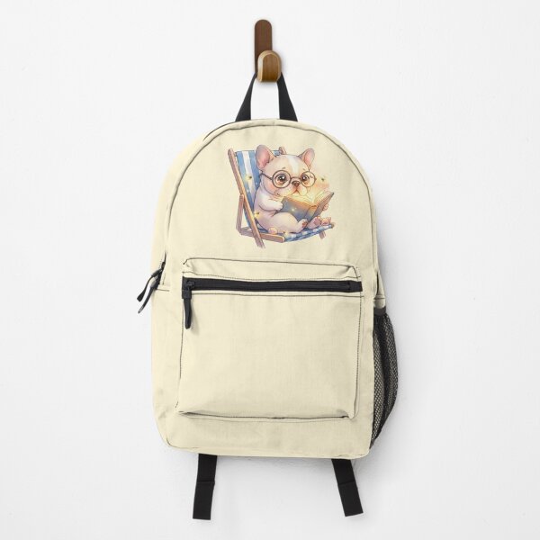 Item preview, Cute French Bulldog Reading Bookworm designed and sold by MythicCotton.