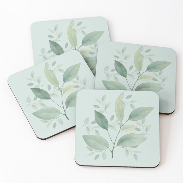 Item preview, Layered Green Leaf Sprigs designed and sold by Calmersion Life.