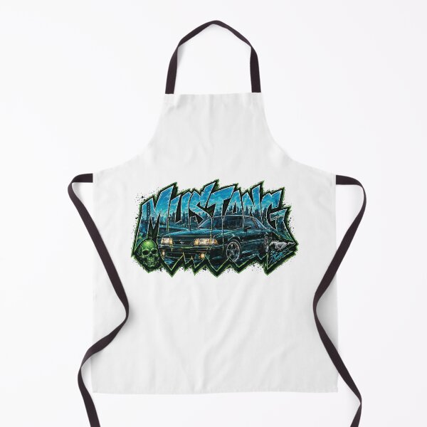 Item preview, Mustang Fox Body Street Art - Green Muscle Car Graffiti Design designed and sold by SasquatchTrail.