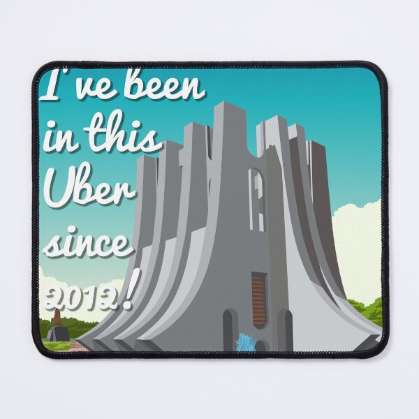Item preview, Accra Ghana 1/10 Ive Been In This Uber Since 2012 Funny Traffic Vintage Poster. designed and sold by Stadify.