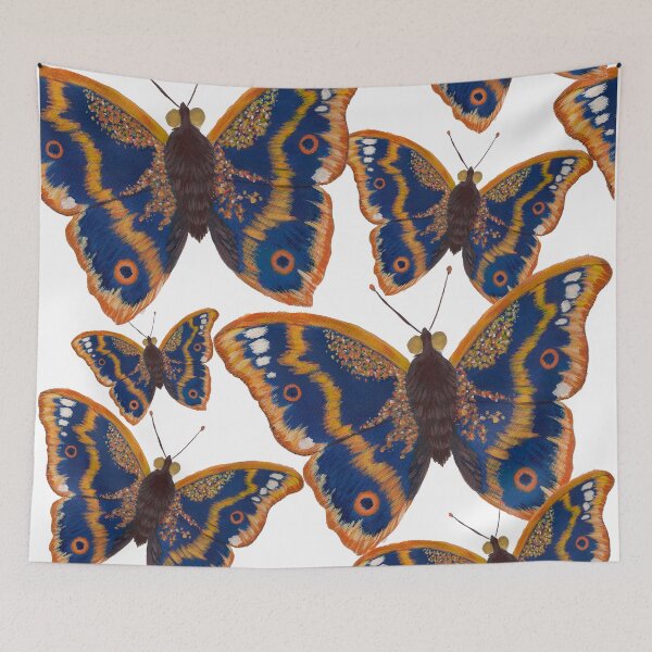 Item preview, Purple Admiral Butterfly Pattern designed and sold by Jessica Morris Designs.
