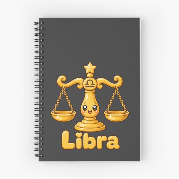 Item preview, LIBRA zodiac sign kawaii style designed and sold by CMYKStudio.