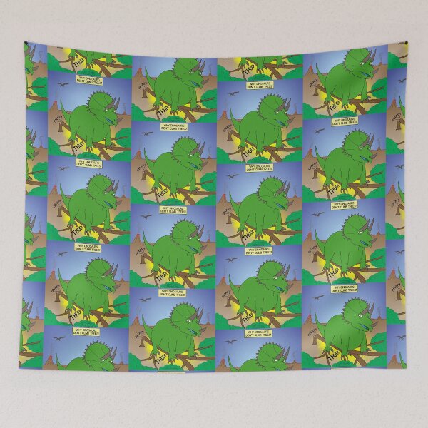 Item preview, Why Dinosaurs Didn't Climb Trees! designed and sold by Out to Lunch Cartoons and More.