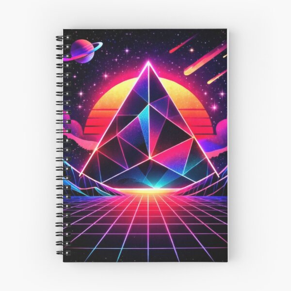 Item preview, Neon Pyramid Retro Space designed and sold by IMOBILYARI.
