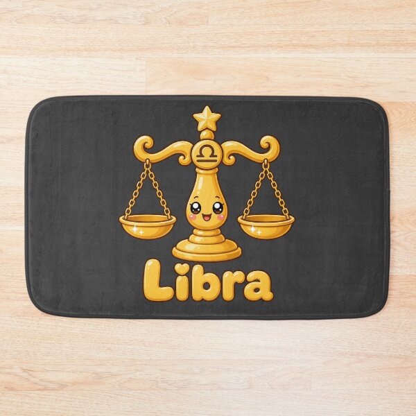 Item preview, LIBRA zodiac sign kawaii style designed and sold by CMYKStudio.