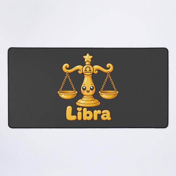 Item preview, LIBRA zodiac sign kawaii style designed and sold by CMYKStudio.