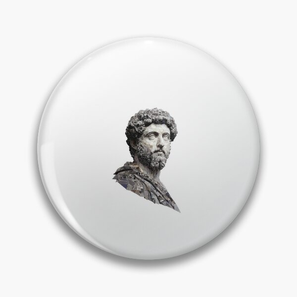 Item preview, Marcus Aurelius – Stoic Emperor | Literary Collage Portrait Art Print | Philosophy Poster designed and sold by OzzFrequency.