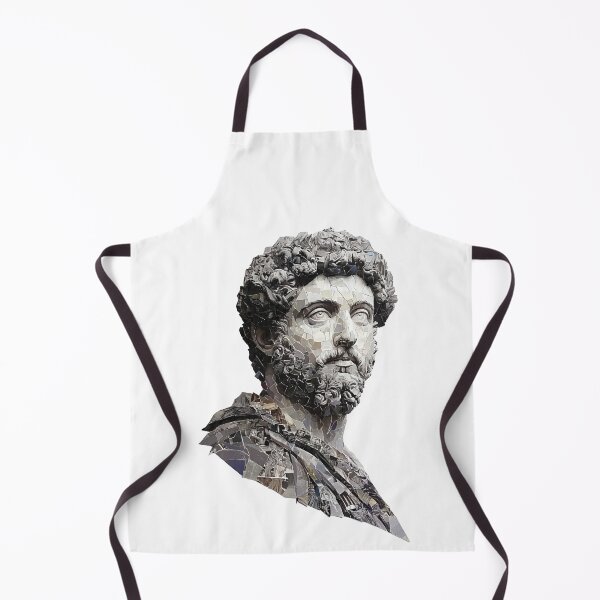 Item preview, Marcus Aurelius – Stoic Emperor | Literary Collage Portrait Art Print | Philosophy Poster designed and sold by OzzFrequency.