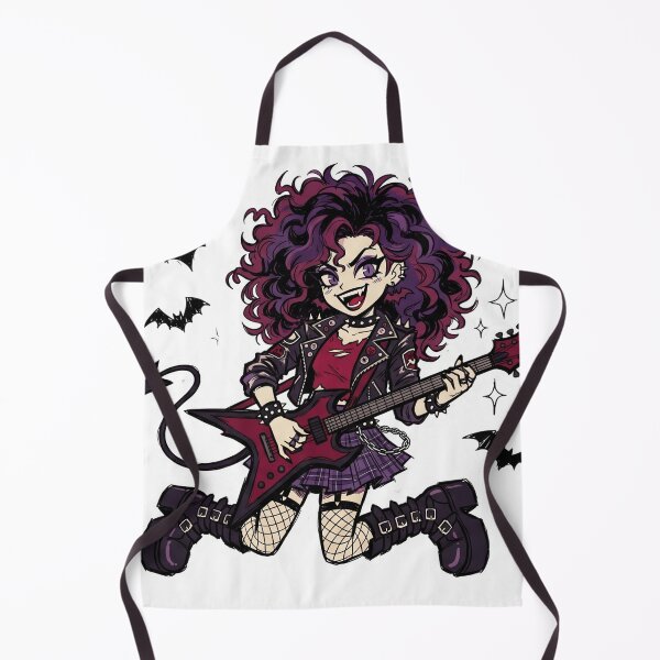 Item preview, Succubus Rockstar Girl | Goth Punk Anime Demon designed and sold by RiderSpoon.