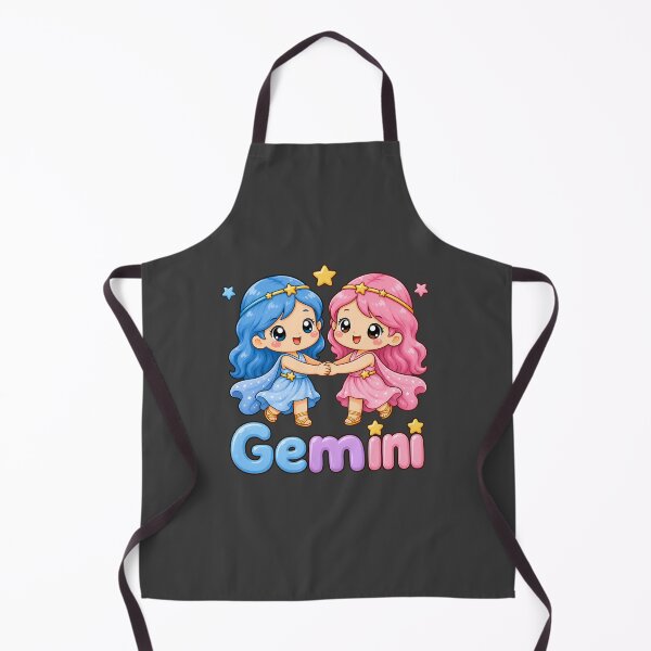 Item preview, GEMINI zodiac sign kawaii style designed and sold by CMYKStudio.