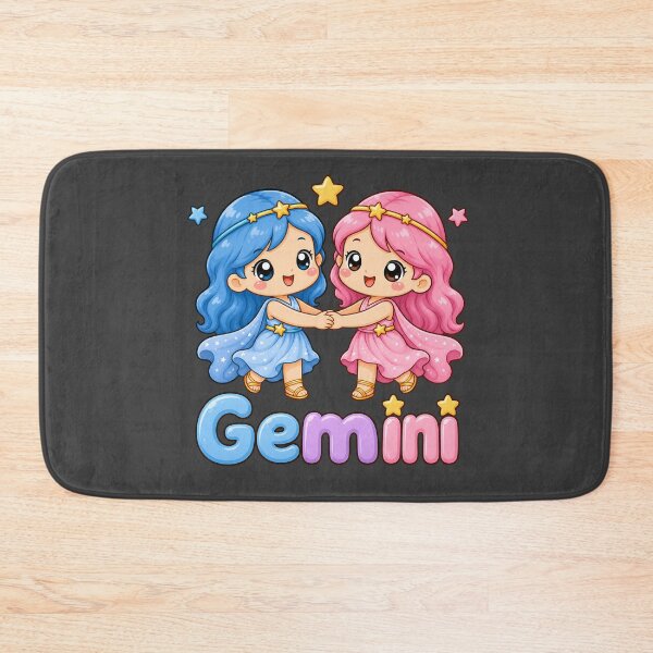 Item preview, GEMINI zodiac sign kawaii style designed and sold by CMYKStudio.