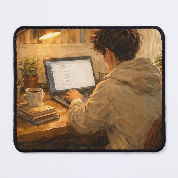 Item preview, Cozy Study Room Aesthetic Student Wall Art Print designed and sold by mydesignmedia.