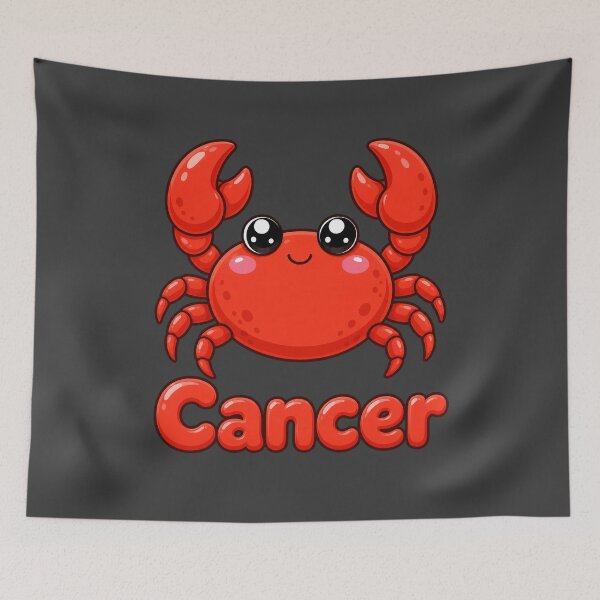 Item preview, Cancer zodiac sign t-shirt kawaii style designed and sold by CMYKStudio.
