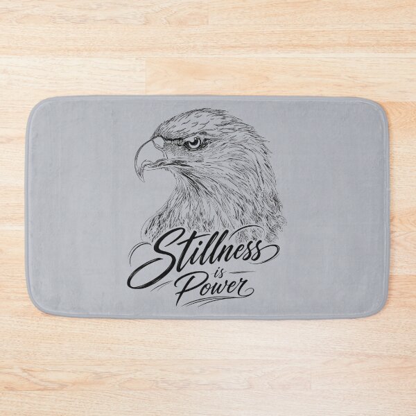 Item preview, Stillness is Power Eagle Line Art | Minimalist Motivational Design designed and sold by innerfaith.