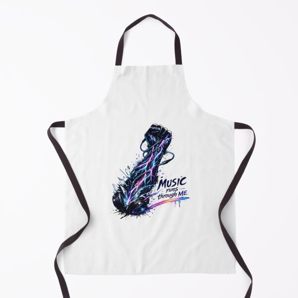Item preview, Music Runs Through Me – Neon Music Veins Graphic Design designed and sold by darkan1.