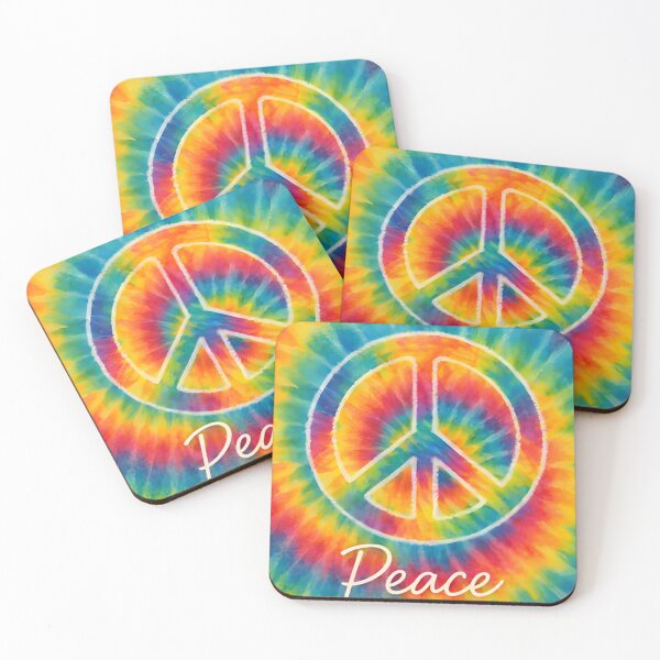 Item preview, Peace, Love and Tie-Dye designed and sold by TinCatOutPost.