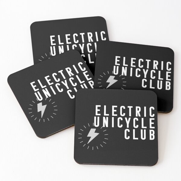Item preview, Electric Unicyle Club (black & white) designed and sold by Guardian Graphics.