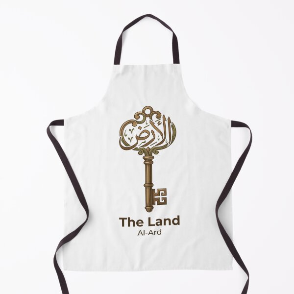 Item preview, The Land Arabic Calligraphy Key Design | Al Ard Arabic Art | Elegant Middle Eastern Typography designed and sold by NeuroPrints.