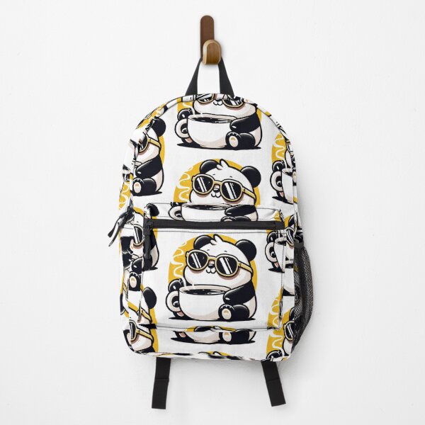 Item preview, Funny Panda Coffee Addict designed and sold by Retro@nimals.