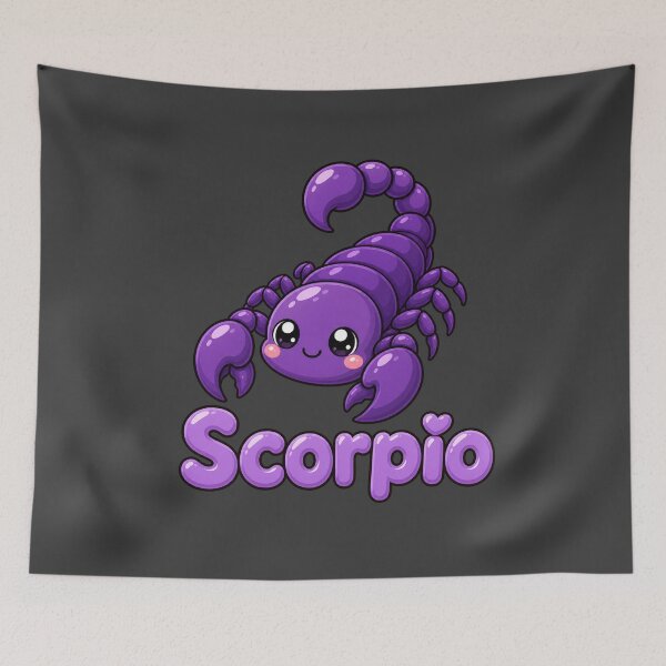 Item preview, SCORPIO zodiac sign t-shirt kawaii style designed and sold by CMYKStudio.