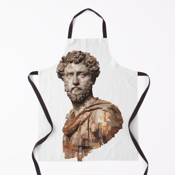 Item preview, Copy of Marcus Aurelius – Stoic Emperor | Literary Collage Portrait Art Print | Philosophy Poster designed and sold by OzzFrequency.