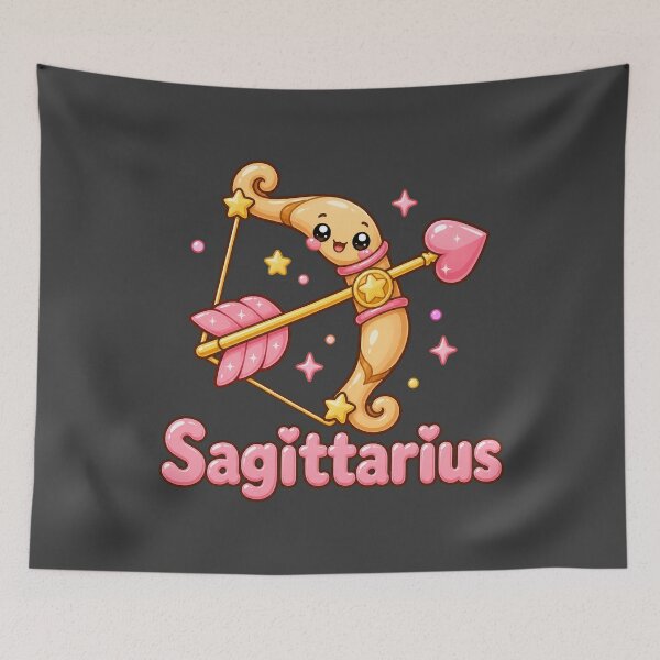 Item preview, SAGITTARIUS zodiac sign t-shirt kawaii style designed and sold by CMYKStudio.