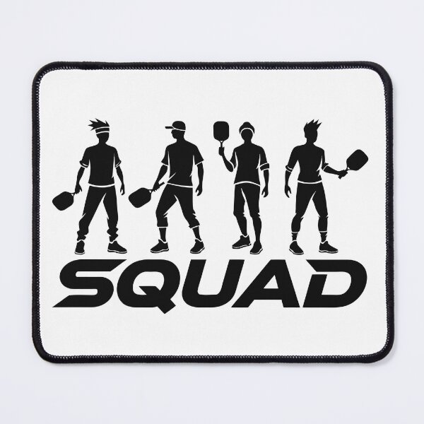 Item preview, Pickleball Squad Team Players Silhouette Group Sticker designed and sold by CutRootCo.