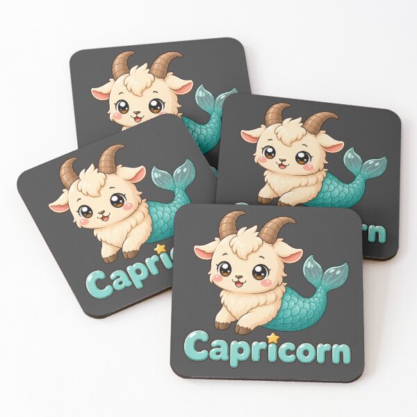 Item preview, CAPRICORN zodiac sign t-shirt kawaii style designed and sold by CMYKStudio.
