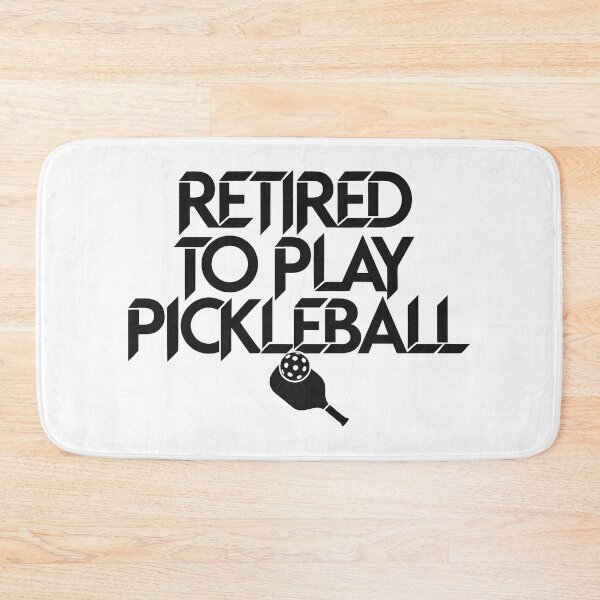 Item preview, Retired To Play Pickleball Funny Retirement Quote Sticker designed and sold by CutRootCo.