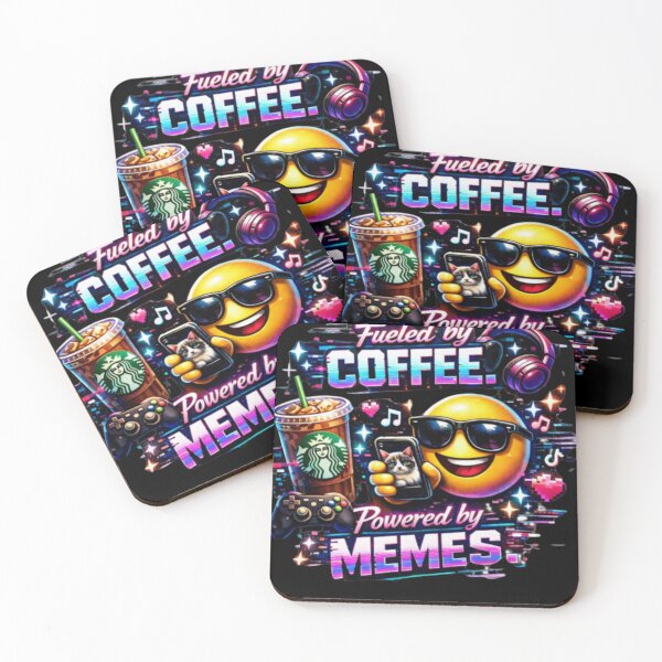Item preview, Fueled by Coffee Memes   designed and sold by IMOBILYARI.