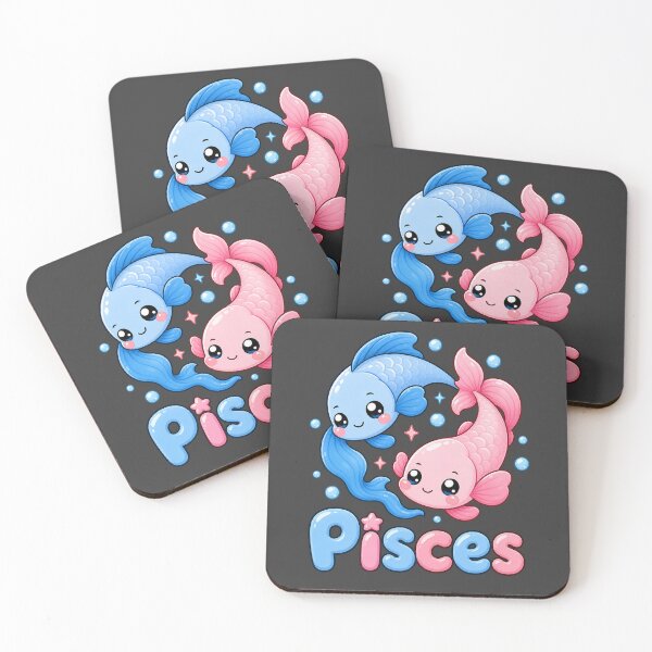 Item preview, PISCES zodiac sign t-shirt kawaii style designed and sold by CMYKStudio.