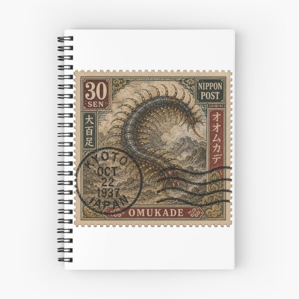 Item preview, Postage stamp of a Omukade designed and sold by JJSizzleheimer.