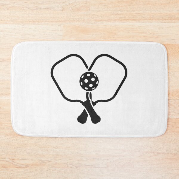 Item preview, Pickleball Love Heart Crossed Paddles Lover Sticker designed and sold by CutRootCo.