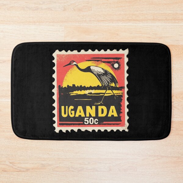 Item preview, Uganda Vintage Postage Stamp - Crested Crane designed and sold by tiigerdad.