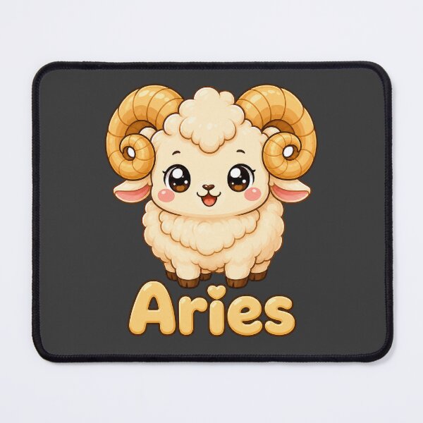 Item preview, Aries zodiac sign kawaii style designed and sold by CMYKStudio.