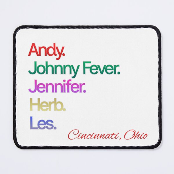 Item preview, WKRP in Cincinnati Character Names designed and sold by All I Need Designs.