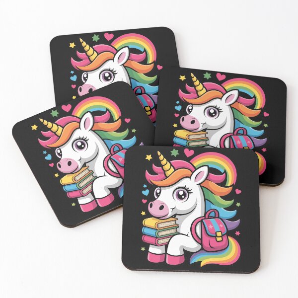 Item preview, Colorful Unicorn with Books designed and sold by jkrphoto.