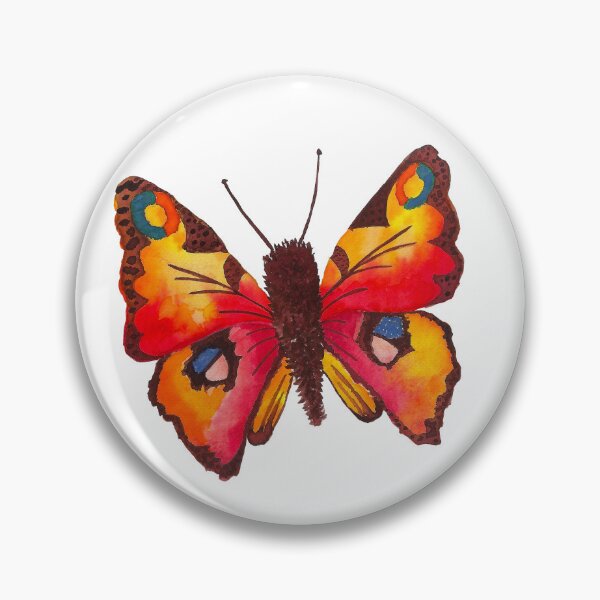 Item preview, Vibrant Watercolour Peacock Butterfly designed and sold by Jessica Morris Designs.