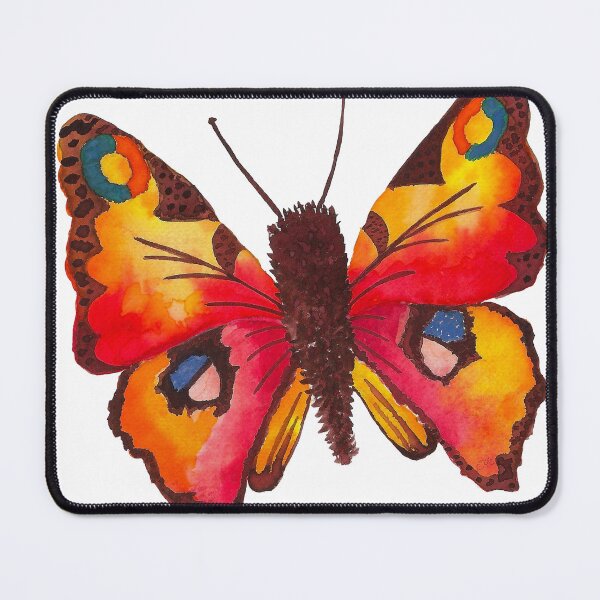 Item preview, Vibrant Watercolour Peacock Butterfly designed and sold by Jessica Morris Designs.
