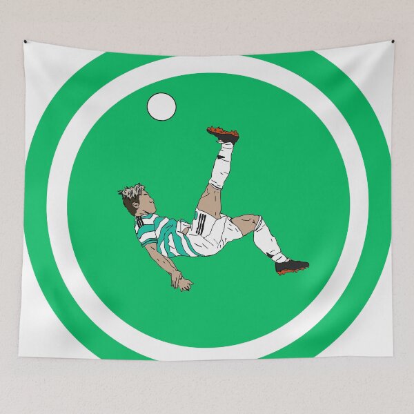 Item preview, Daizen Maeda Bicycle Kick Goal – Celtic FC T-Shirt designed and sold by Melty Shirts.