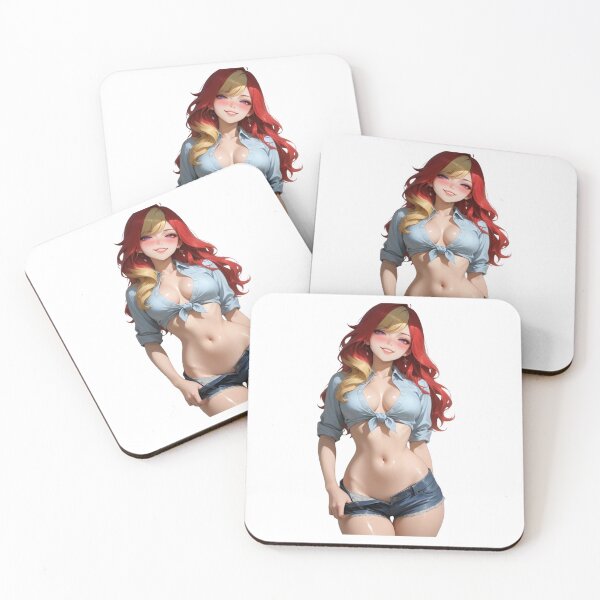 Item preview, Fantasy Anime Pinup Girls Fan Art stickers and prints designed and sold by Kyoot Prints.