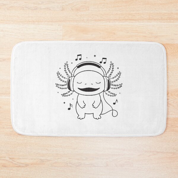 Item preview, Cute Kawaii Axolotl Music Headphones Vibing Sticker designed and sold by CutRootCo.