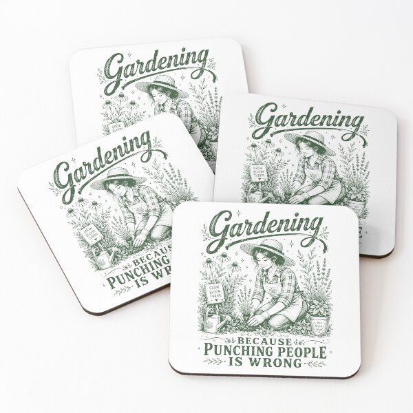 Item preview, Gardening Because Punching People is Wrong Funny Gardening designed and sold by will freed18.